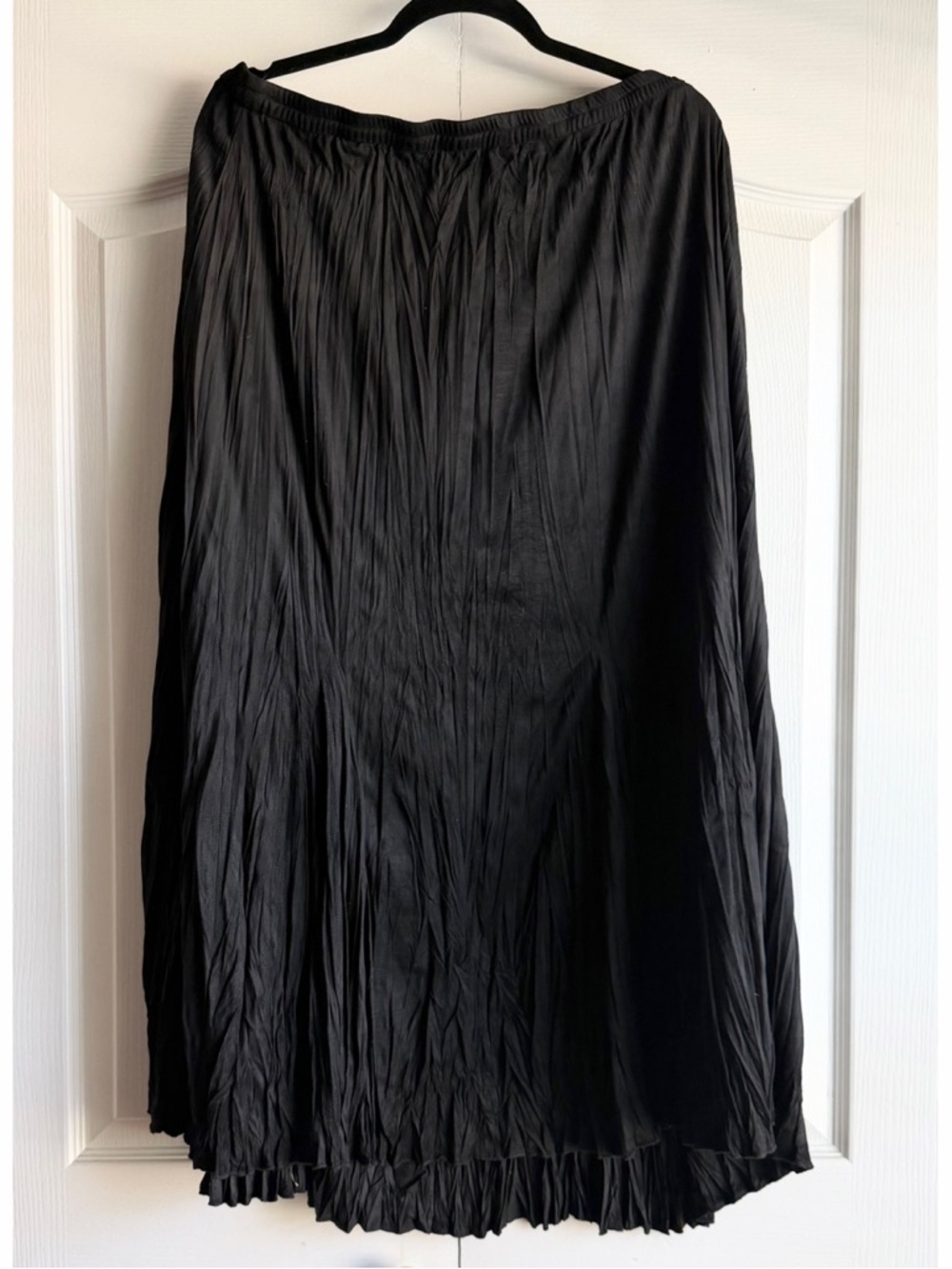 Soft Surroundings Crinkle Pleated Gypsy Maxi Skirt - Picture 5 of 7